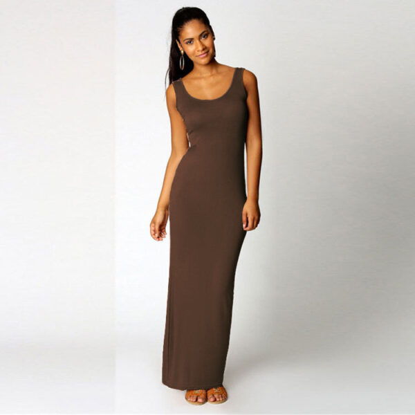 The Seamlessly Chic One-Step Long Dress for Women - Image 10